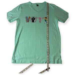 Ivy "Vote" Reproductive Rights T-Shirt, Seagreen, Women's Large
